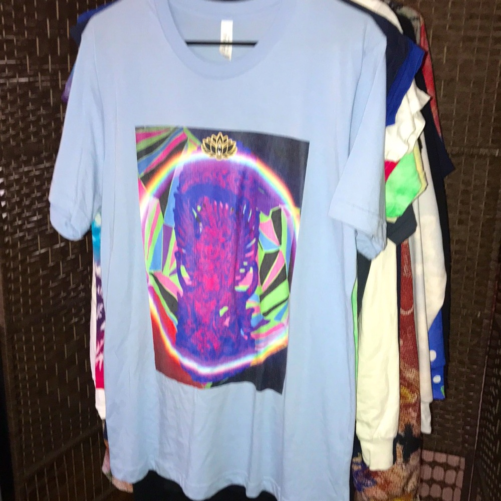 LFO Vishnu on Garuda light blue Tee